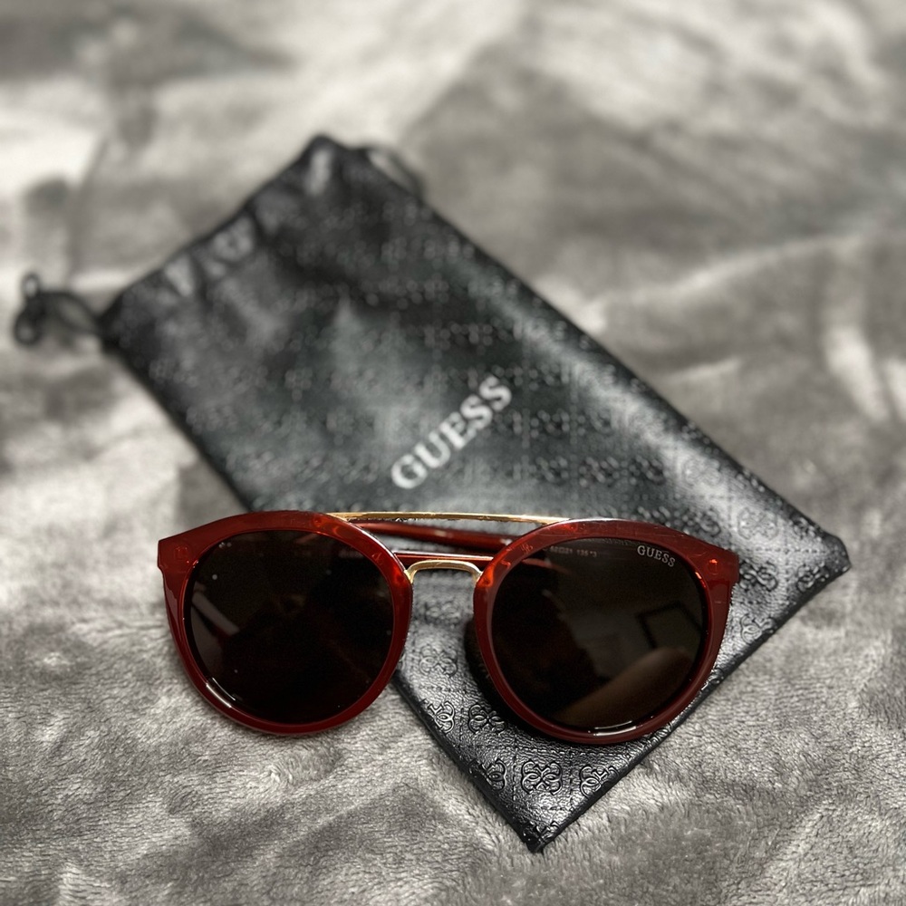 Guess Red Sunglasses